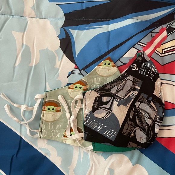 Set of 2 medium or large Star Wars face masks - Picture 3 of 4